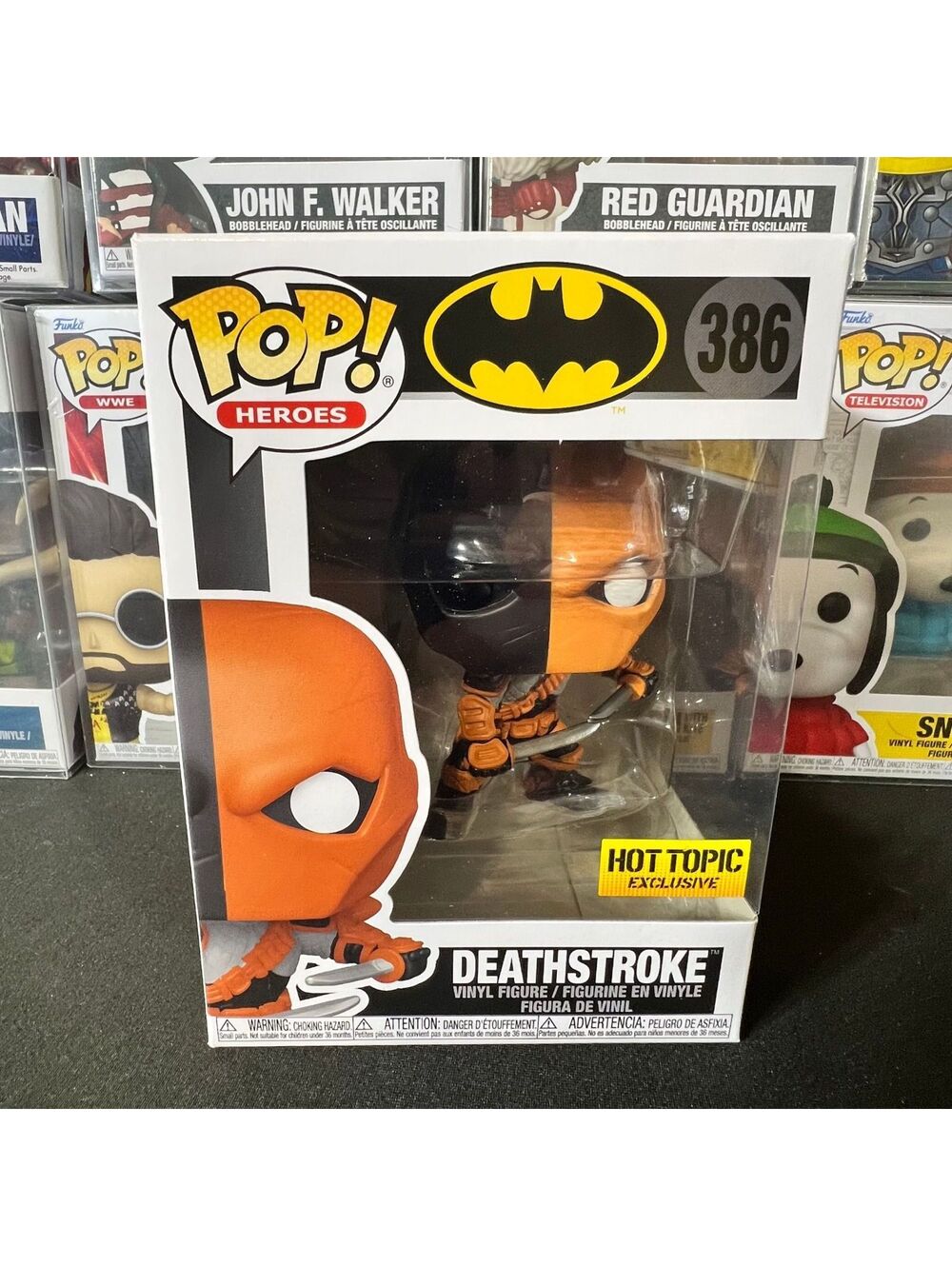 Funko Pop Heroes DC Deathstroke 386 Hot Topic Exclusive Vinyl Figure